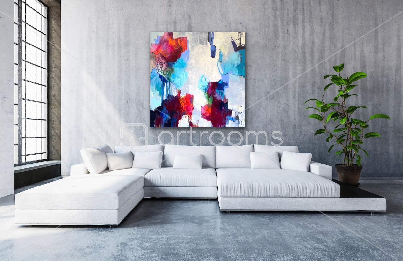 Spring Awakening - 48 x 48 in