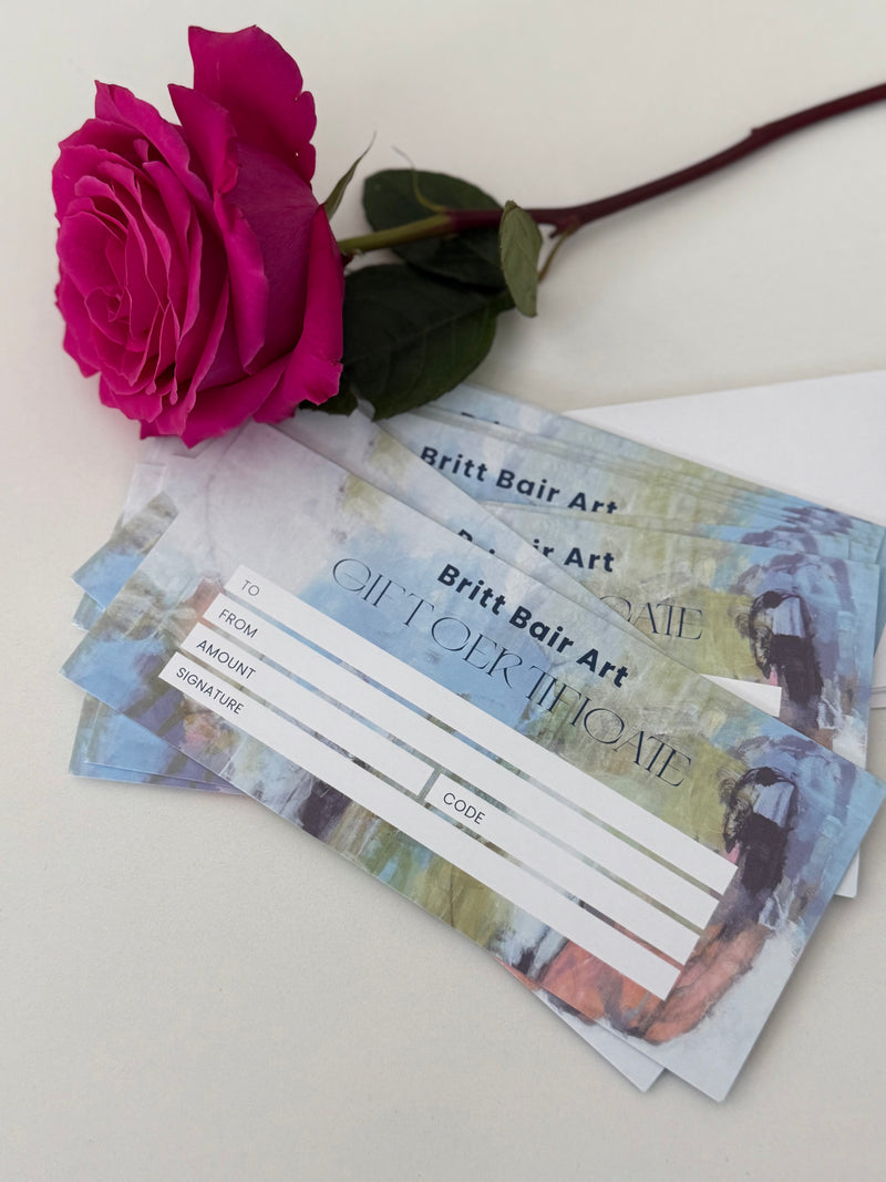Art Gift Certificate - $25