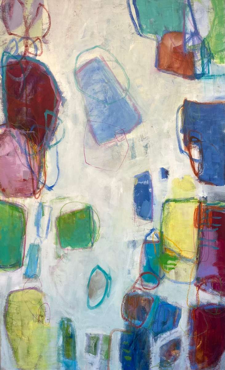 Jumbled II - 52 x 32 in