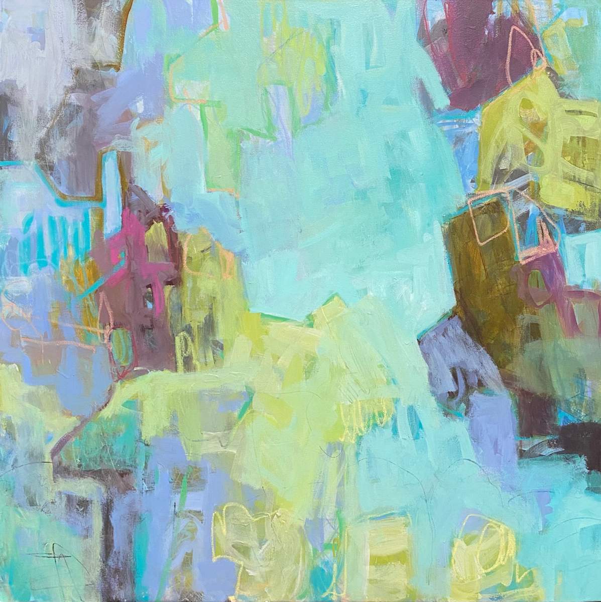 Jungle Trail - 40 x 40 in