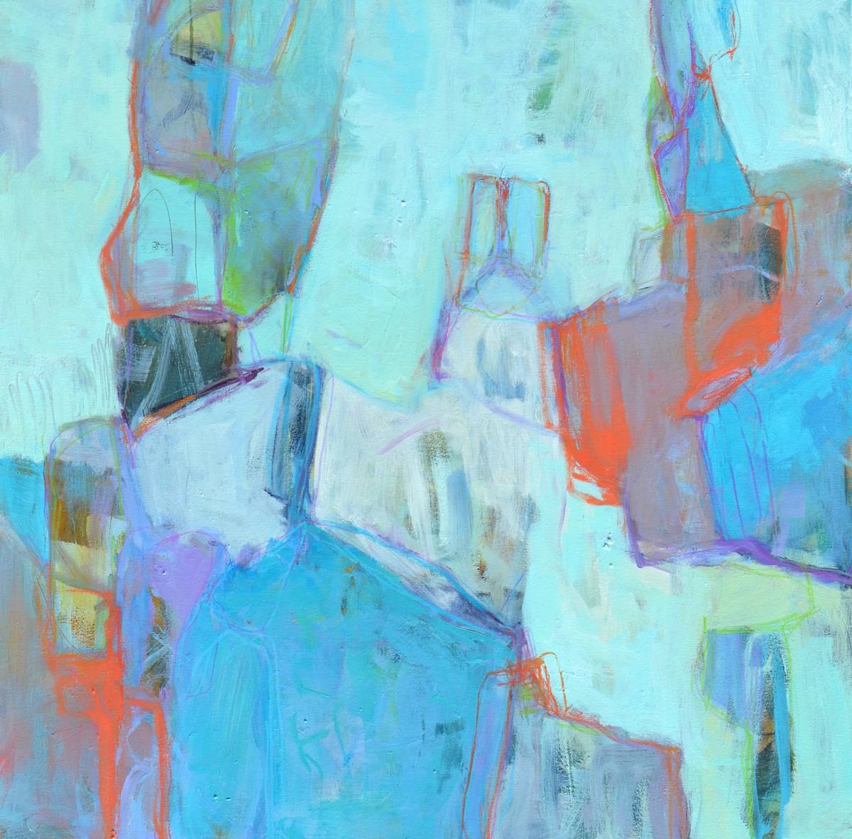 Musical Chairs - 40 x 40 in